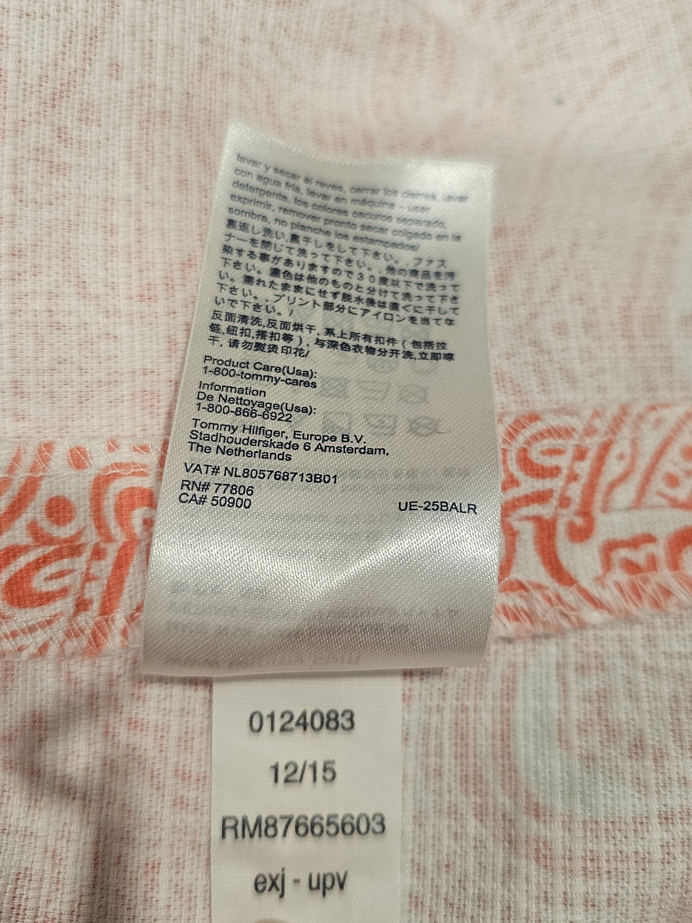 Tommy Hilfiger Coral Paisley Fit & Flare Sz.8 Dress Preppy Classic Quiet Luxury - Picture 11 of 15
